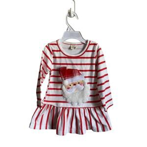 Christmas Santa Baby Girls Dress- Fits size 12-18m